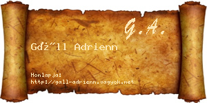 Gáll Adrienn névjegykártya