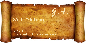 Gáll Adrienn névjegykártya